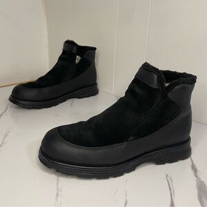 Columbia Hadfield Waterproof Winter Boots Women's Size 7 Leather & Suede upper